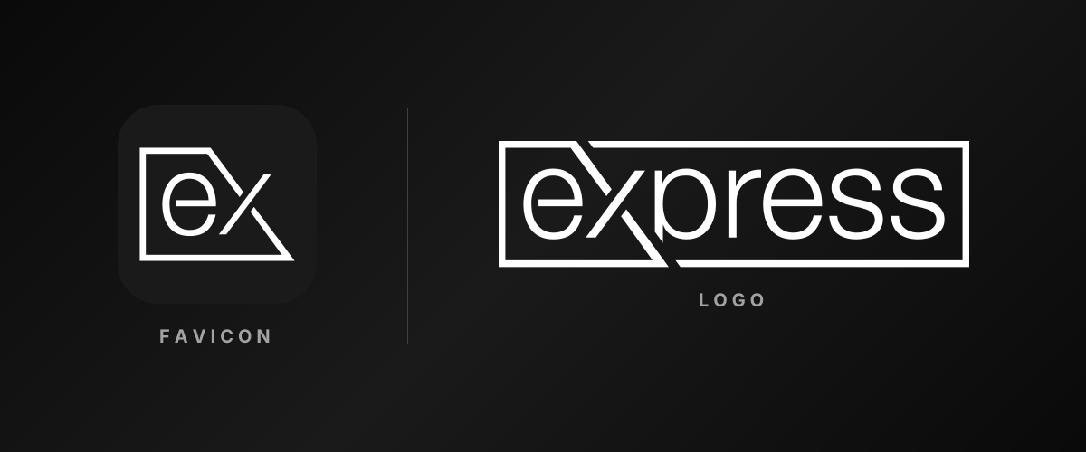 The new Express logo and favicon