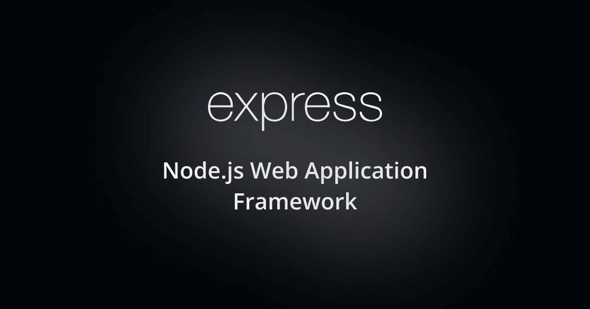 A New Chapter for Express.js