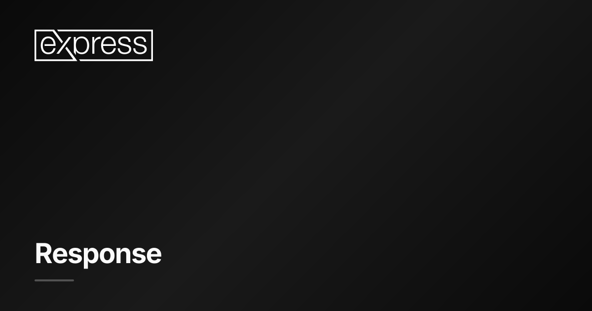 Response · Express.js